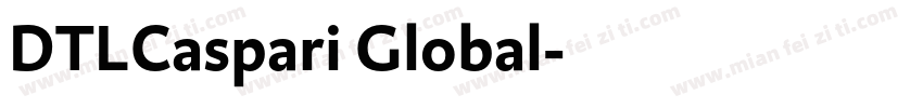 DTLCaspari Global字体转换
